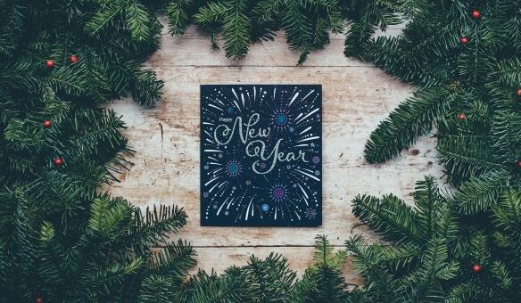 New Year greenery