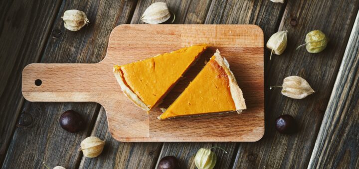 Pumpkin pie wedges